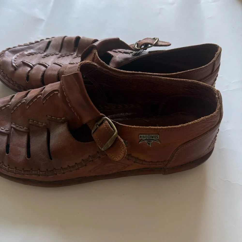 MENS PIKOLINOS Brown Leather Sandals Comfortable Casual Design